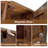 Kainaat 31.7'' Tall Floor Storage Cabinet,Bathroom Storage Cabinet with 2 Doors and 2 Open Shelves-1675398933