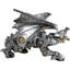 Figurine de dragon roux et robotique en forme d'aile