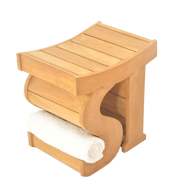 Winkler 18'' W Teak Shower Bench