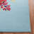 Chelsea Hand Tufted Wool/Cotton Floral Rug in Blue/Rose-445671723