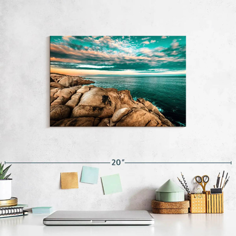 Gillard Dramatic Seascape, 8" H x 12" W
