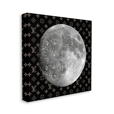 «Full Moon Patterned Sky Glam Fashion» par Ziwei Li - impression d'art graphique