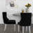 Fujiye 18.5 " H Tufted Velvet Upholstered Stainless Steel Side Chair-1510770709