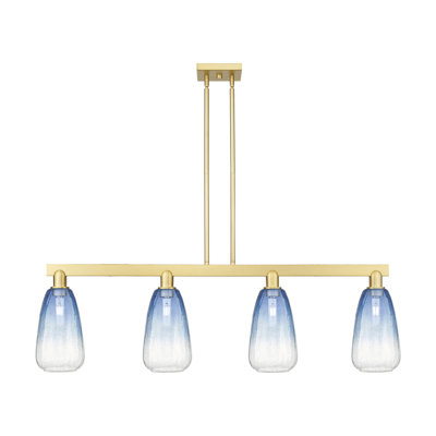 Glossop - 4 Light Stem Hung Island Light