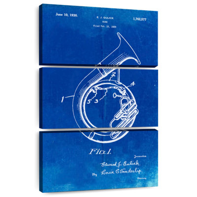 Affiche «Faped Blueprint Sousaphone Laelle»