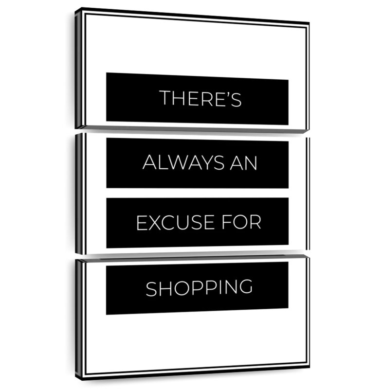 Tergel Shopping Excuse Typography