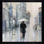 «Spring Rain New York Neutral Crop» par Julia Purinton - Peinture-640280002-640280005