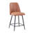 Ebrar Upholstered Counter Stool with Iron Frame-1653980529