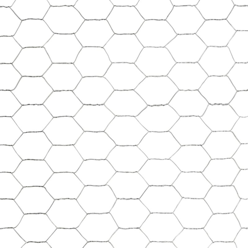 Clôture en métal argenté Cadmar, H 4,9 pi x l 82 pi