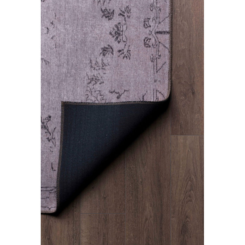 Tapis décoratif brun rétro, Rectangle 7 pi 7 po x 10 pi 10 po