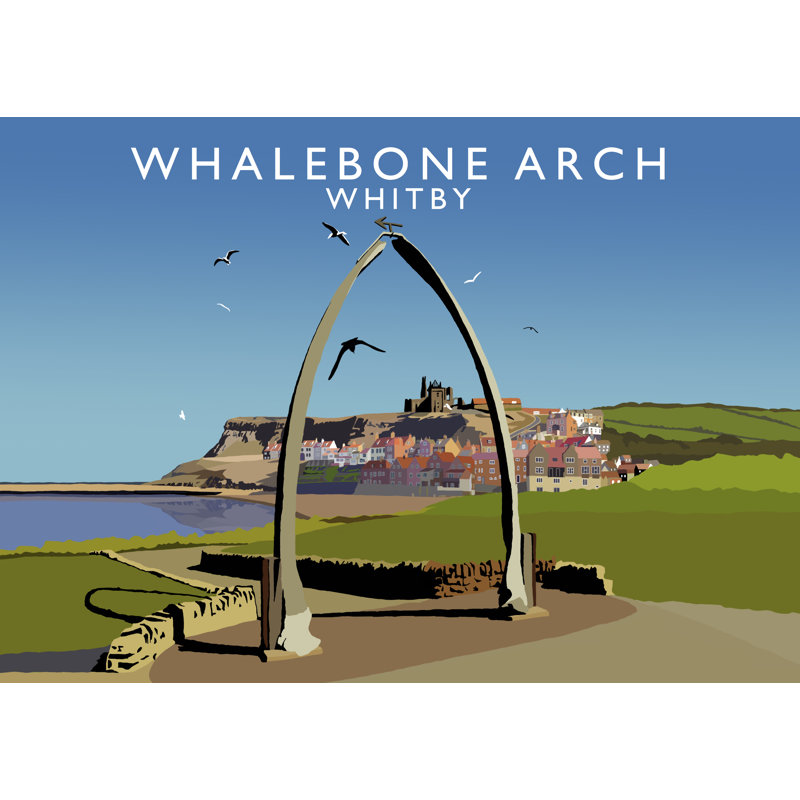 'Whale Bone Arch' 1 Piece Wall Art, 30 cm H x 40 cm W x 1 cm D, No Frame