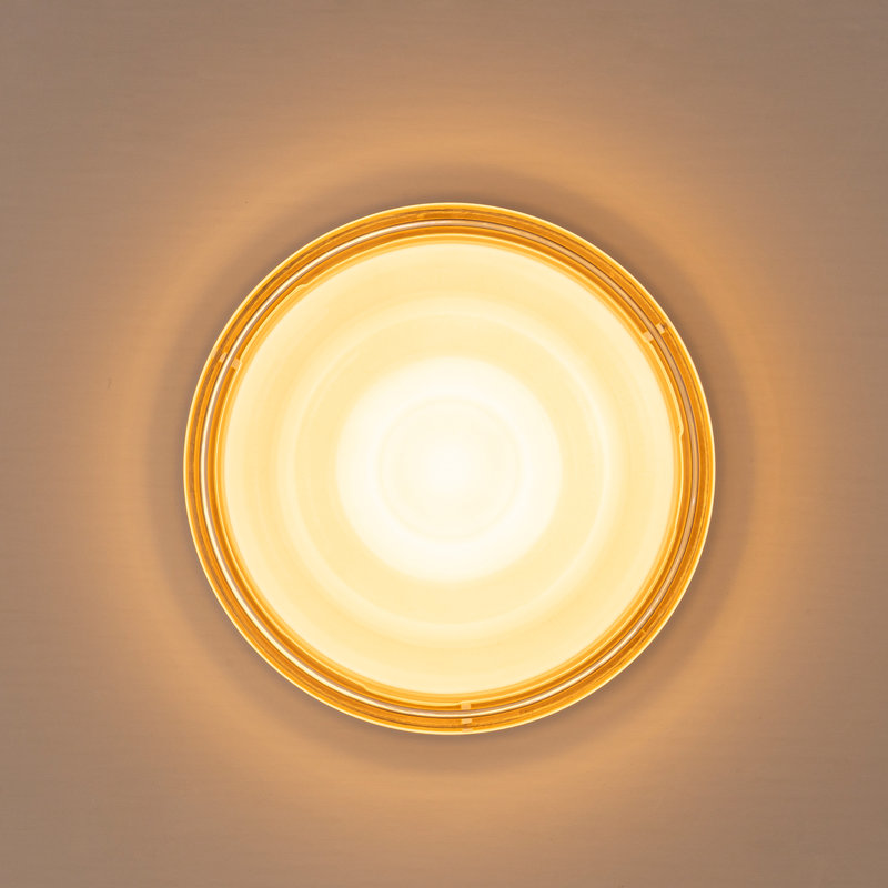 Led Dimple Flush Mounted Sconce