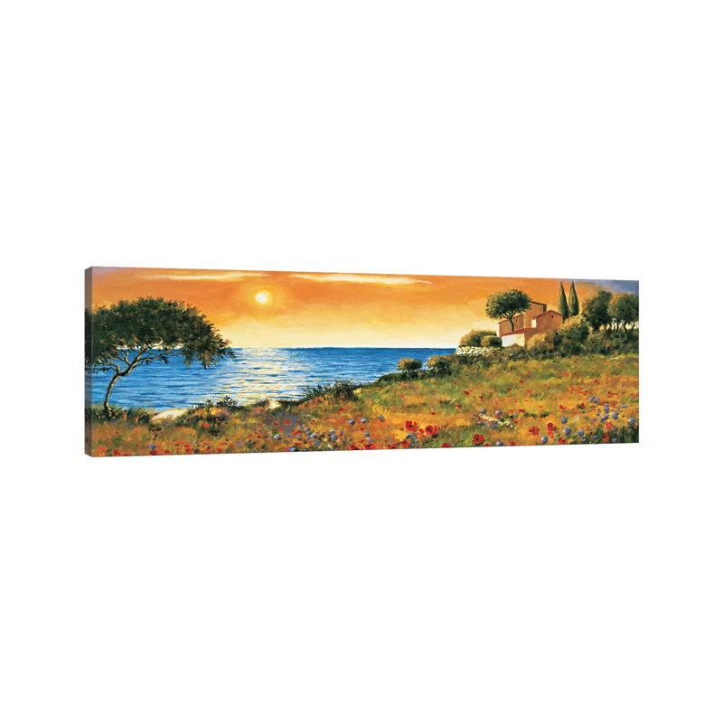 Sunlight Coast by Richard Leblanc - Wrapped Canvas Panoramic Print, 121.92 cm H x 40.64 cm W x 1.91 cm D