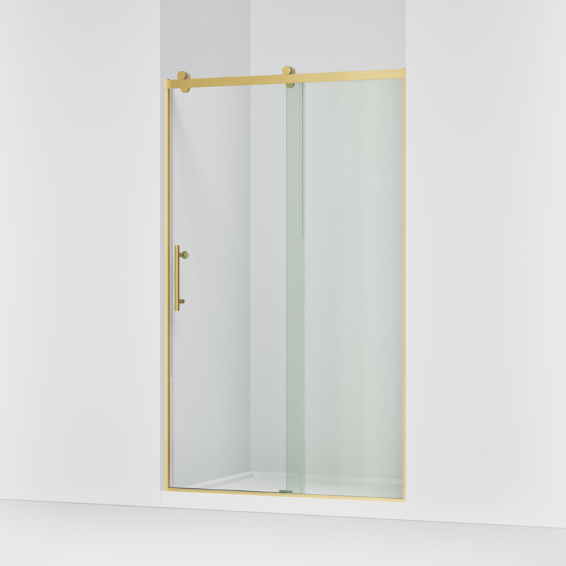 RELY 3/8 SHOWER DOOR 77X48 HDL,SN