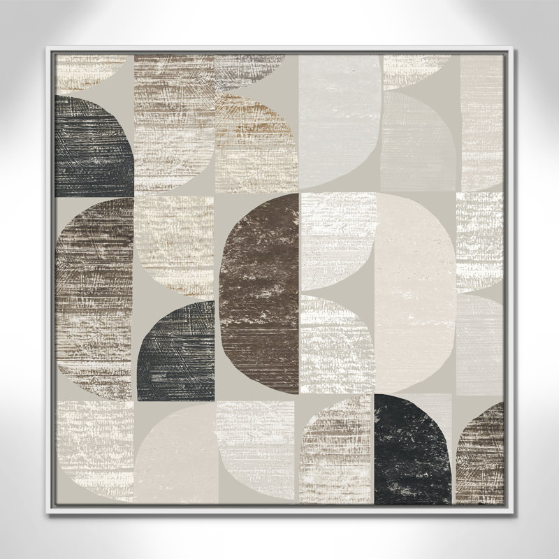 Shape and Form II - Square Version Print par Tom Reeves, Blanc, H 31,5 po x l 31,5 po