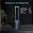 Oscillating Bladeless Tower Fan with Remote Control 12 Speeds Setting 15H Timer Quiet Operation