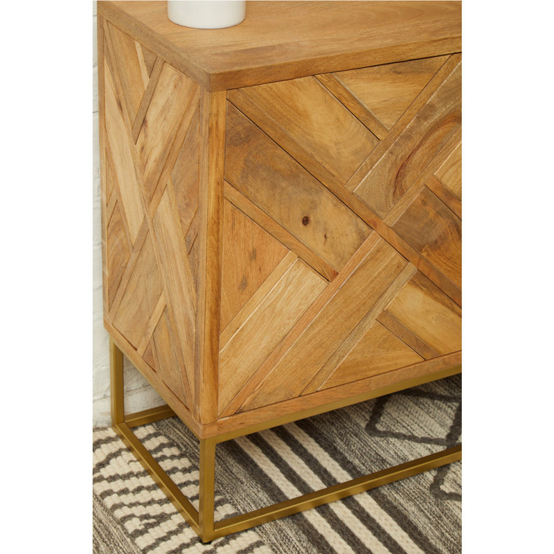 Deo 120cm Solid Wood Sideboard