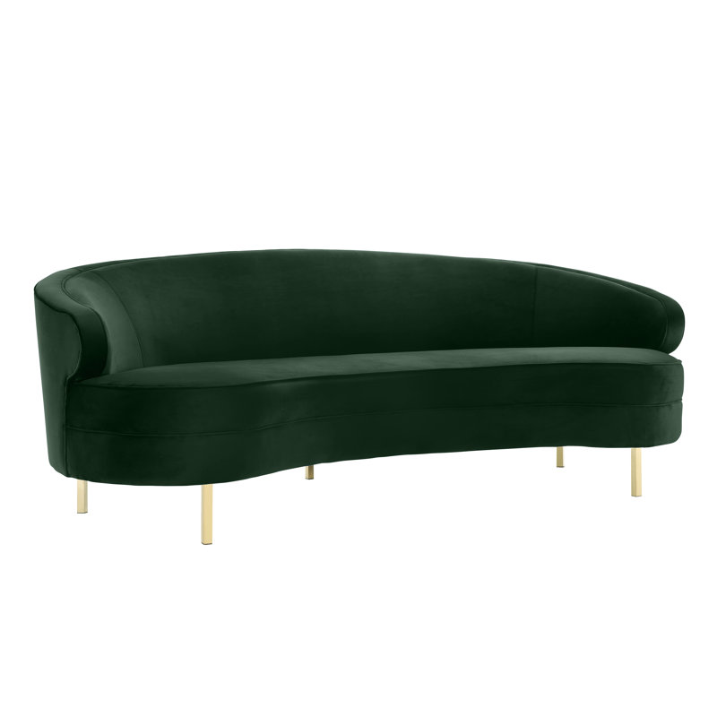 Canapé Tov Furniture, Velours vert boisé