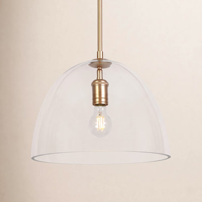Alexandre Dimmable Glam Dome Single Light Pendant