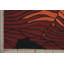Tapis noir / rouge crocheté à la main Atalanta-23769782