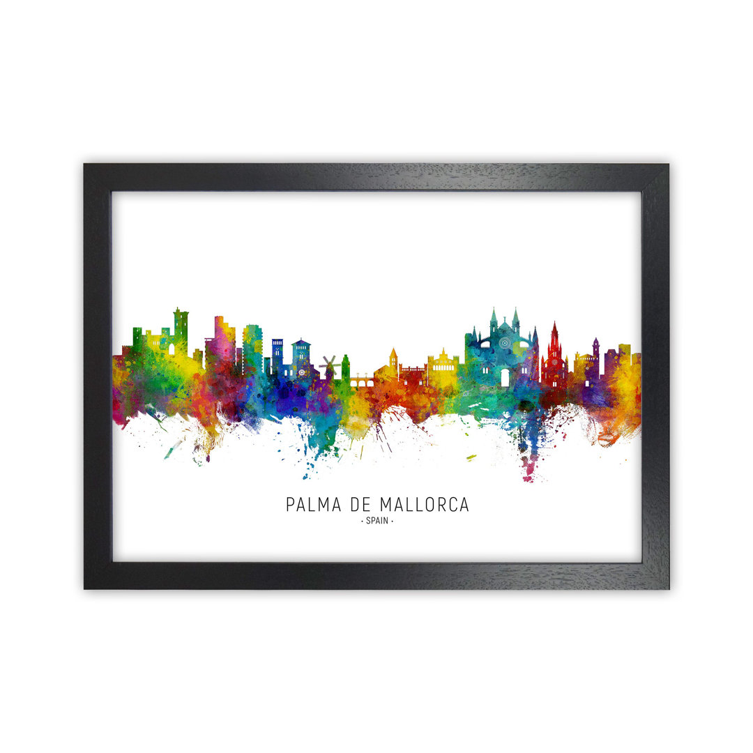 Palma De Mallorca Spain Skyline by Michael Tompsett - Print