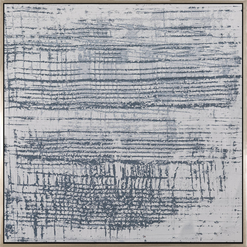 Scratch the Surface - peinture sur toile à cadre flottant, H 48 po x l 48 po x P 2,25 po