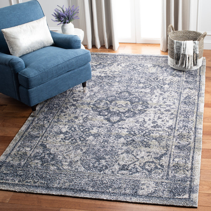 Brettney Hand Tufted Performance Oriental Rug, Rectangle 5' x 8'