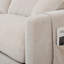 Canapé modulaire 107,87 pi avec 1 repose-pieds, coussin de siège et dossier amovible-1290827175
