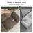 124" Modular Sectional Sofa, Comfy Cloud Couch For Living Room, 3-seater Deep Seat Sofa With Throw Pillow-1859832973