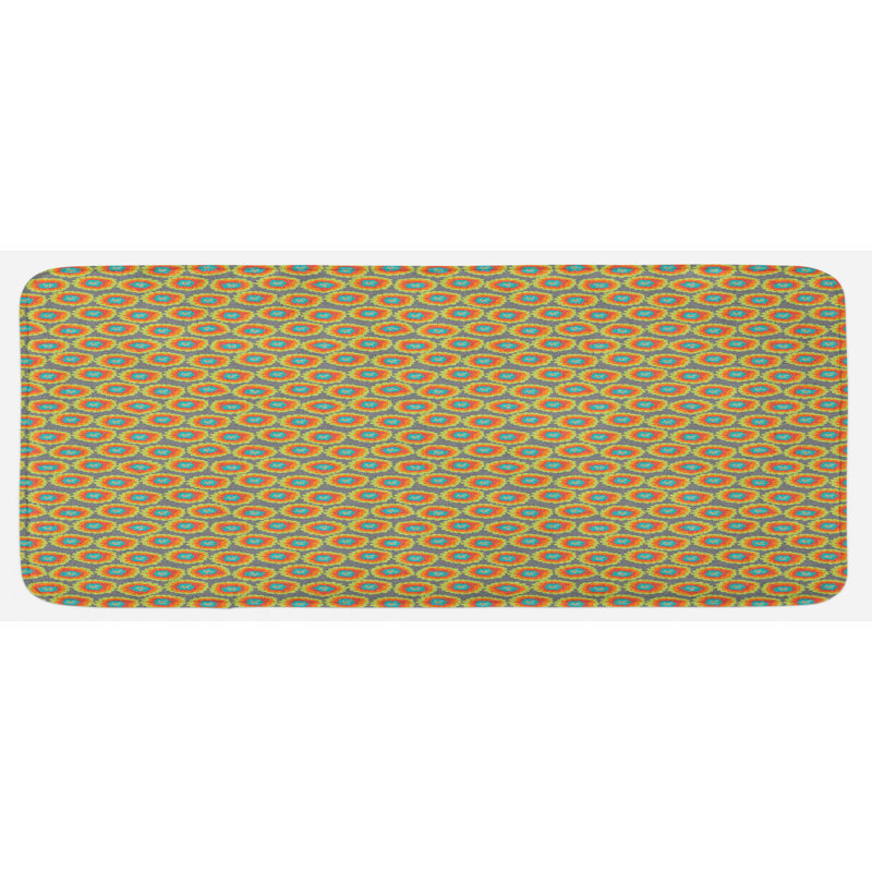 Tapis de cuisine coloré