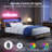  Platform Metal Bed Frame with RGB Lights and 2-Tier Storage Wooden Headboard-1140092302