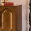 Buffet moderne à 4 portes pour la salle à manger et la chambre à coucher, sans poignée, tablette réglable, pieds stables, usage multiple dans la maison Buffet Living, conception sans poignée, pieds