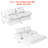 73.2"Queen Pull Out Sofa Bed,3-in-1 Convertible Sleeper Sofa,Multi-Functional Velvet Loveseat Bed,Beige/White-154311358