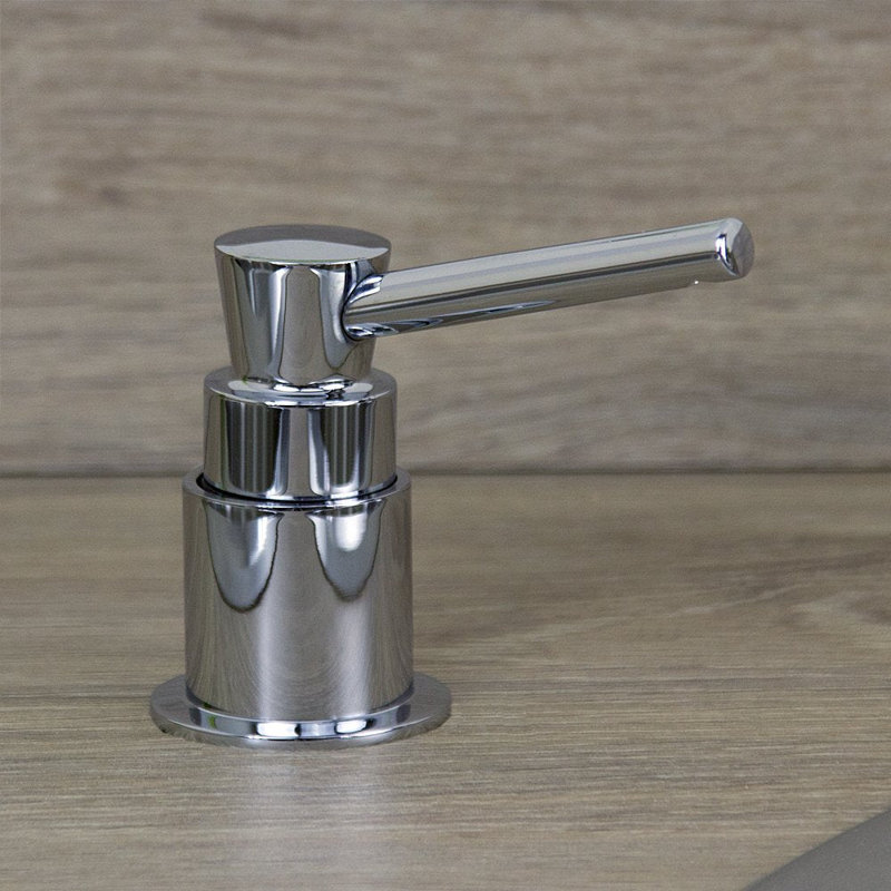 Brushed Steel 270Ml Integrated Kitchen Sink Soap Dispenser D46B47C6956E45BE8E1A6E3A92933CB7, Polished Chrome