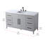 Meuble-lavabo simple 60 po-950901361