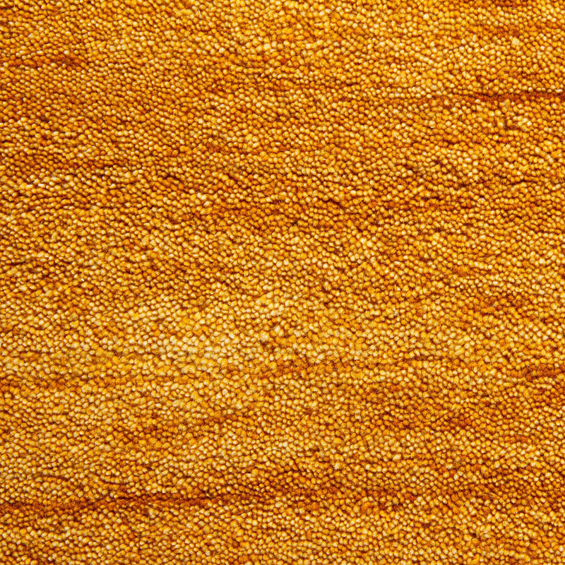 Elno Wool Hand Woven Area Rug, Yellow, Runner 65cm x 135cm