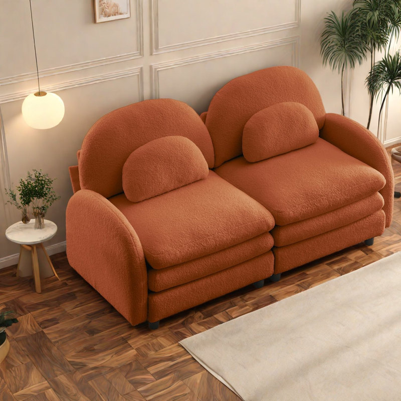 Causeuse incurvée 2 places Cloud Comfort Sofas