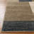 Benne Polypropylene Color Block Beige-Blue Indoor Area Rug with Jute Backing-1304292608