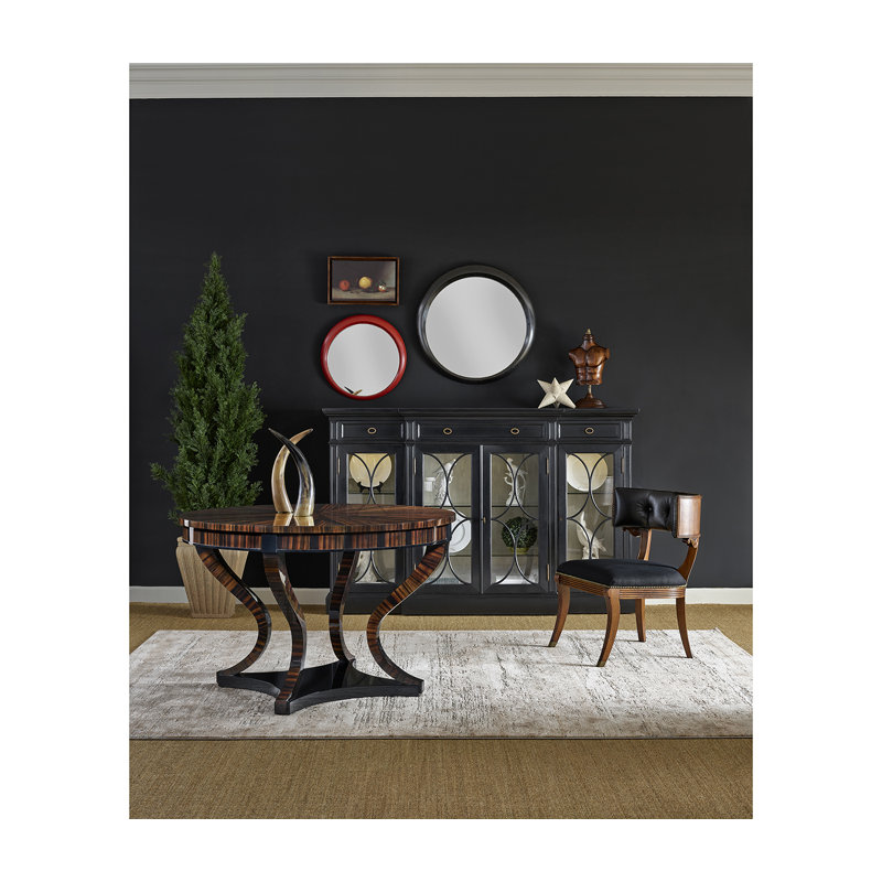 Ebony Round Dining Table