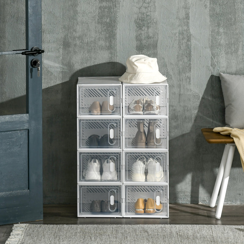 8 Pair Shoe Storage Box