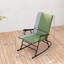 Ensemble de 2 chaises berçantes d'extérieur pliantes
