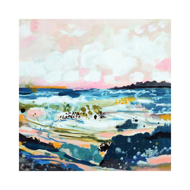 Surfscape IV by Karen Fields - Wrapped Canvas Gallery-Wrapped Canvas Giclée, 30.48 cm H x 30.48 cm W