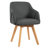 Fegan Swivel Linen Upholstered Back Side Chair-879140302-913849420