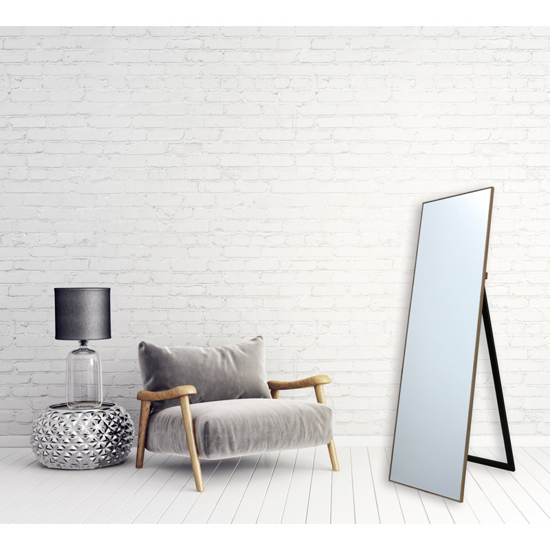 Immaculata Metal Floor Mirror