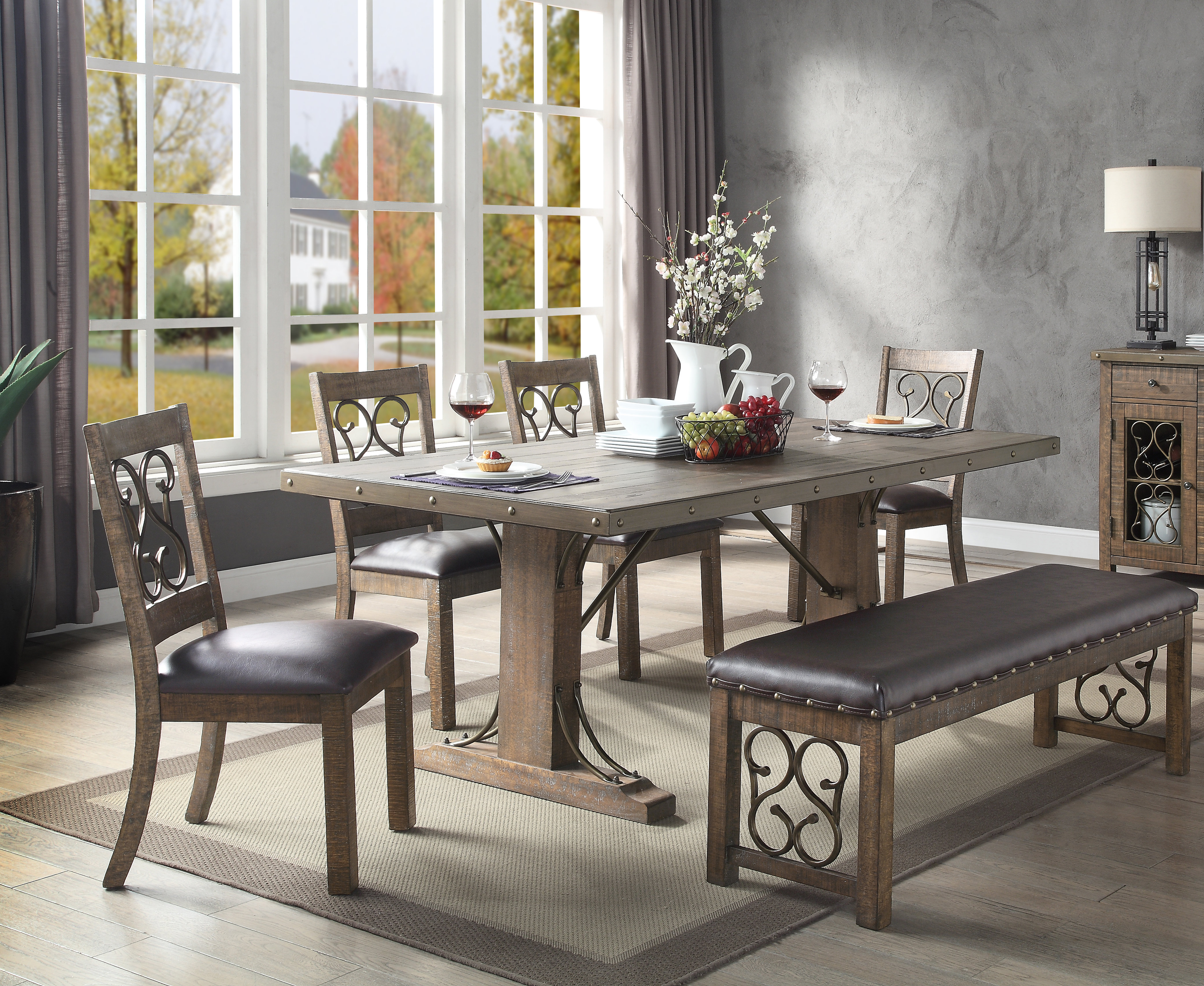 Rosalind Wheeler Eyler 6-piece Dining Table Set - Wayfair Canada