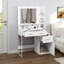 Hypatos Dressing Table with Mirror
