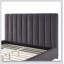 Dark Grey Queen Bed