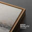 «Winter Wind Flowing The Tree Forest Landscape Snow Rustic», reproduction d'art sur toile encadrée-107117903-107117902
