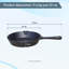 Buckingham Pre-seasoned Cast Iron Frying Pan 25 cm