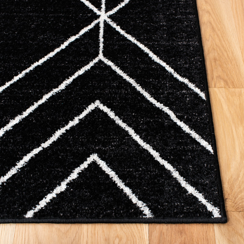 Trocadero Geometric Hand Woven Area Rug, Rectangle 155 x 229 cm